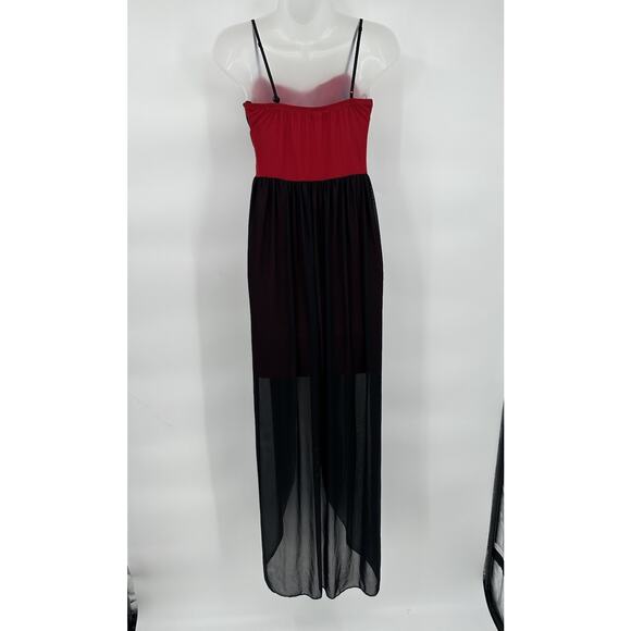 Vintage Y2K Formal Whimsygoth Grunge Vampire Punk Sheer Mini Dress Size L HOCO - Picture 4 of 6